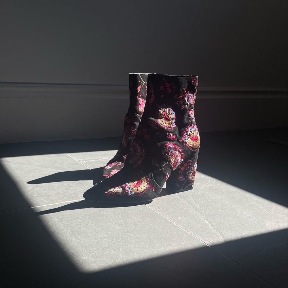 Loeffler Randall Embroidered Boots